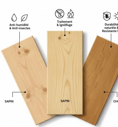 đČ Types de bois et traitements