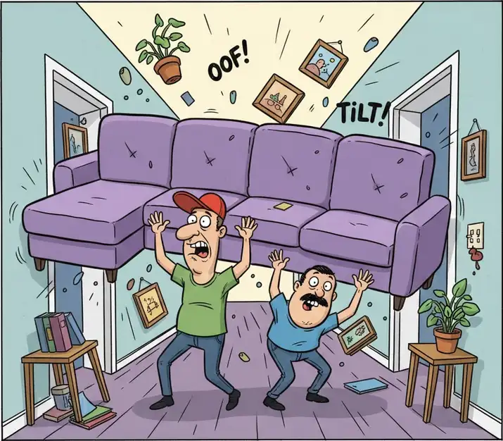 image de bd d'un demenagement