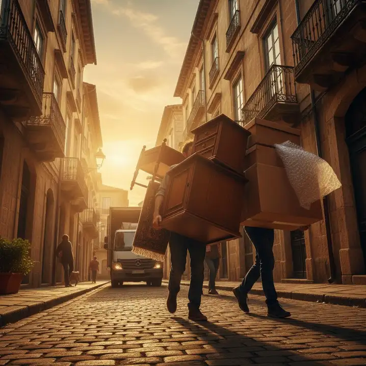 demenagement dans la rue