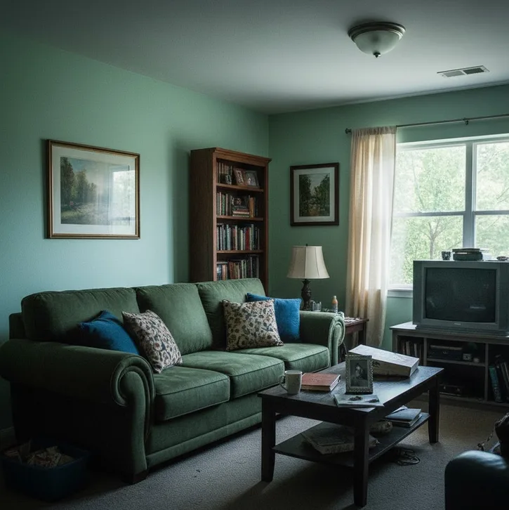 interieur couleur vert d'eau