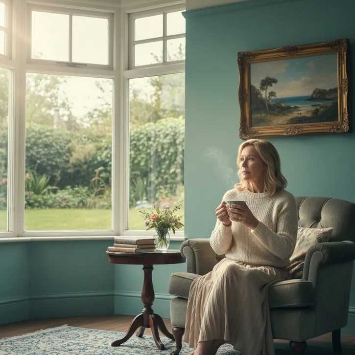 murs couleur vert d'eau