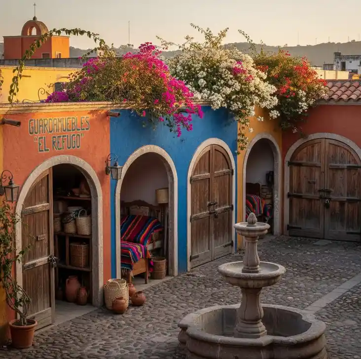 garde meuble traditionnel au Mexique