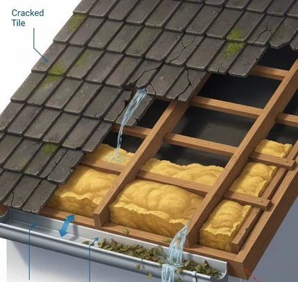 Impact sur lâisolation et lâĂ©vacuation des eaux pluviales