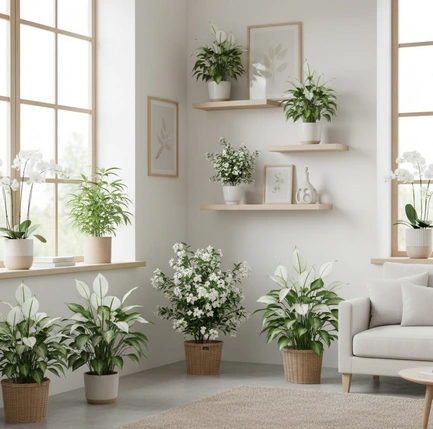 🤍 Les vertus insoupçonnées des plantes à fleurs blanches pour la maison